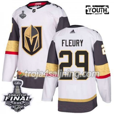 Vegas Golden Knights tröja Marc-Andre Fleury 29 2018 Stanley Cup Final Patch Adidas Vit Authentic - NHL Tröjor Barn Vegas Golden Knights tröja Marc-Andre Fleury 29 2018 Stanley Cup Final Patch Adidas Vit Authentic - NHL Tröjor Barn
